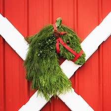 Pferdekopf kranz weihnachten - pferdekopf,