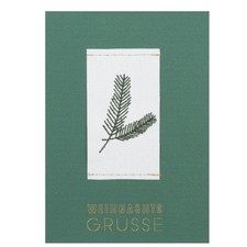 Stickkarte "Weihnachtsgrüße"