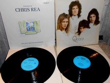 2x AMIGA LP 12" Queen und Chris Rea Best Of gepflegter Zustand Blue Label 80er