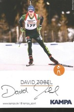 David Zobel Kampa Karte     Biathlet  handsigniert    2025