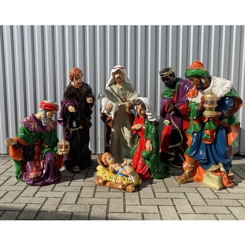 Krippenfiguren groß - 7,