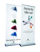 EXPAND QuickScreen 3 Rollup Display -  viele Formate + Farben - mit + ohne Druck
