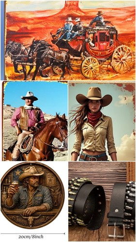 Wild west vintage - west, vintage-