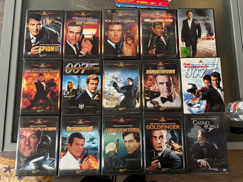 15x dvd film james bond - dvd, 007