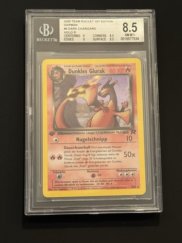 Pokemon karte dunkles glurak - dunkles,