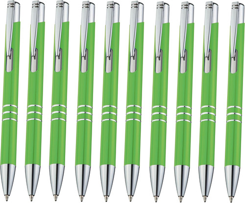 10er set metall - set, kugelschreiber