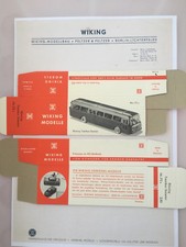 5 WIKING LEERKARTONS, 1 x