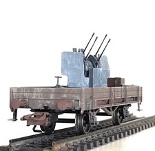 1:87 H0 Märklin + Preiser 2cm Flak Vierling, Militär, Wehrmacht, WWII,Epoche II