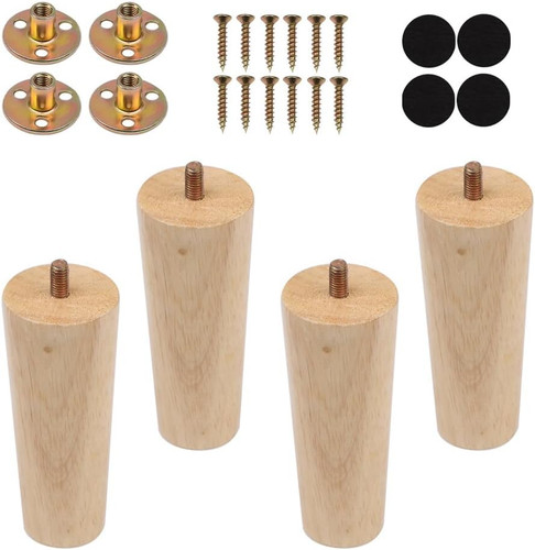 12cm holz tischbeine - 4, stück
