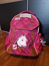 Miss Melody Schulrucksack Rucksack Schultasche Mädchen Guter Zustand! Pferd Pink