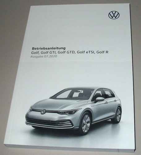 Betriebsanleitung golf viii - betriebsanleitung, vw