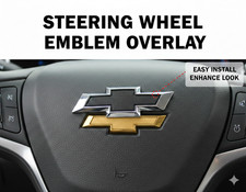 Chrome Black Steering Wheel