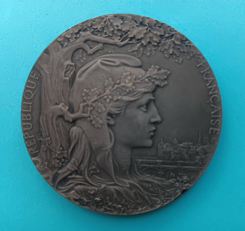 Medaillie aus bronze von - medaillie, 1900