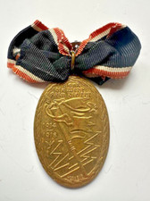Medaille Deutscher Blanko Stempel Wehr kein Stempel Uhr 1914-1918 - Kyffhauserbund Medaille