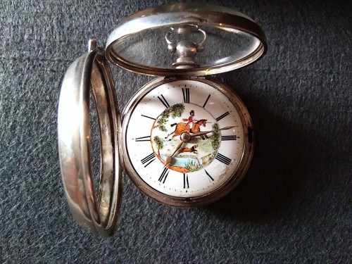 Spindeltaschenuhr silber - spindeltaschenuhr,