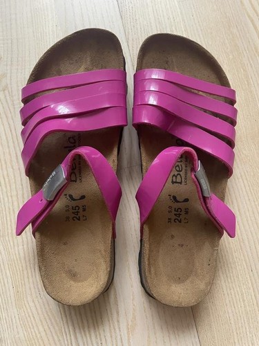 Women birkenstock heels pink - heels,