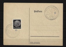 N481) Deutsches Reich Karte Sonderstempel SoSte Waldenburg Schlesien