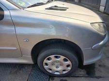 Peugeot 206 orig Kotflügel rechts schmal Ausführung EZR Silber Bj 2005