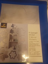 11 Spiegelsticker Blumen Von