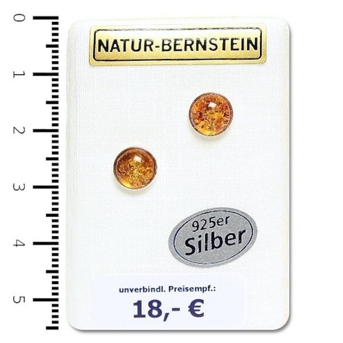 Natur bernstein ohrringe - bernstein,