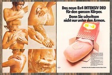 8x4 Deodorant - Reklame Werbeanzeige Original-Werbung 1972