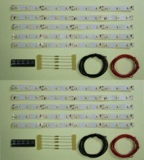 LED Waggonbeleuchtung Innenbeleuchtung gelb 200mm H0 TT N Bausatz 10 Stück S294