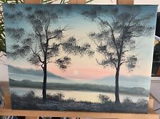 Ölgemälde Hügellandschaft