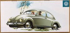 Prospekt Werbung, Volkswagen, VW Käfer Standard Export Cabriolet, Karmann, 1959