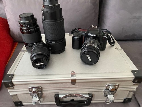 Nikon f50 mit - nikon, drei