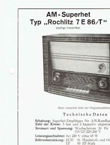 Rft radio superhet - rft, typ