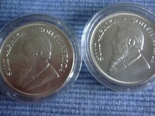 2 mal 1 unze silbermünze Krügerrand Süd Afrika   prägefrisch