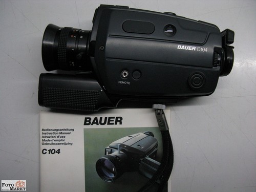 Bauer super schmalfilmkamera - bauer,