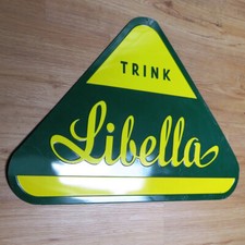 LIBELLA = Altes Blechschild Eppelheim um 1955 TOP Limonade RIESIGE Version RAR