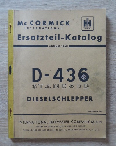 Cormick d436 schlepper - cormick,