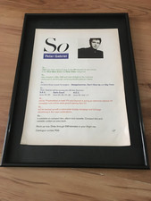 PETER GABRIEL-SO-1987 original