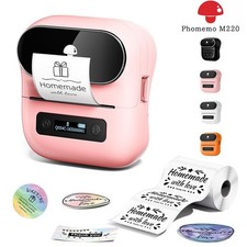 Phomemo M220 Beschriftungsgerät Aufkleber Drucker Barcode Etikettendrucker