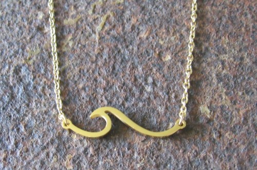 Welle surfschmuck edelstahl - welle,