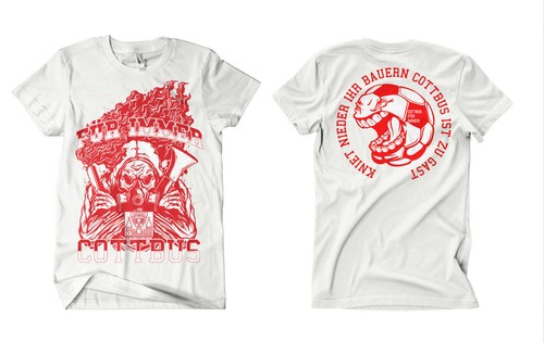 Kniet nieder cottbus shirt - kniet, nieder-cottbus
