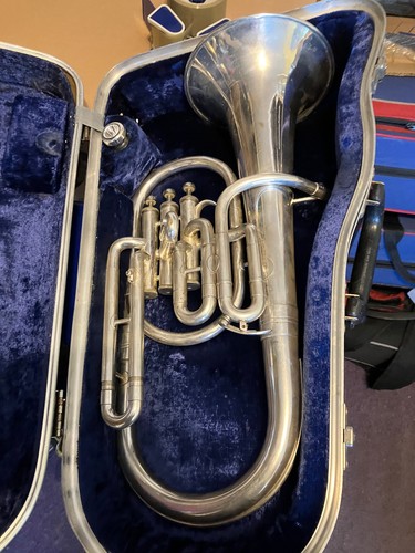 Tenorhorn versilbert