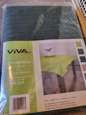 VIVA Gartentischdecke 130 x 160 cm wetterfest Tischdecke Gartentisch antirutsch