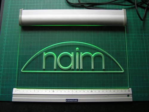 Naim audio beleuchtetes - audio, schild