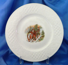 Vintage Weihnachtsteller Gebäckteller Plätzchenteller Schumann Bavaria Dresden