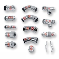 Pressfitting aus stahl - -,