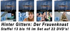 22 DVDs  * HINTER GITTERN - DER FRAUENKNAST : STAFFEL 13 - 16 IM SET # NEU OVP §