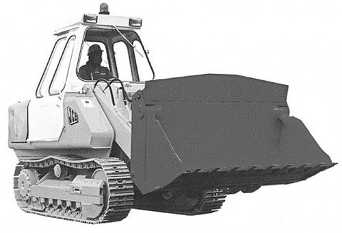 Bauplan raupenlader jcb 110 - raupenlader, jcb-110