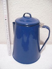 Emaille-Kanne/-Krug mit Deckel
