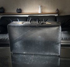 Vintage großer Lederkoffer 78