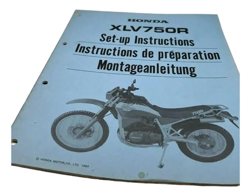 Honda xlv750r montageanleitung - honda,