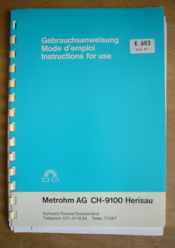 Bedienungsanleitung für