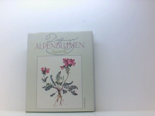 Alpenblumen aquarelle - alpenblumen,